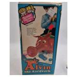 Vintage Kenner Alvin the Aardvark Toy – Discovery Time Push & Pull Action