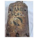 Vintage Bronson New Deal No. 800 Fishing Reel – With Hanging Scale