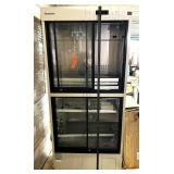 MSRP $8,000 Panasonic MPR-311DH-PA Pharmaceutical Laboratory Refrigerator, 340L Medical Vaccine & Pharmacy Storage Unit w/Digital Temp Control, Double Glass Doors, Forced-Air Cooling, Laboratory C
