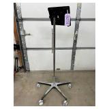 MSRP $400 – Medical Tablet / iPad Rolling Stand Cart w/ Adjustable Height & Locking Casters, Mobile Charting Workstation for Clinics, Telehealth, Patient Rooms Great Working Condition - No Elect