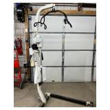 MSRP $3,000 – Hoyer Power Patient Lift w/ Electric Actuator, 6-Point Sling Bar, Battery Charger & New In Package Sling - Medical Transfer Lift for Home Care Nursing Rehab Facilities (Works *Heav