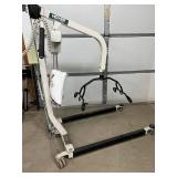 MSRP $3,000 – Hoyer Power Patient Lift w/ Electric Actuator, 6-Point Sling Bar, Battery Charger & New In Package Sling - Medical Transfer Lift for Home Care Nursing Rehab Facilities (Works *Heav