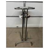 Stainless Steel Mayo Instrument Stand with removable, height-adjustable tray and double-post design for maximum stability. Ideal for surgical or clinical use, keeping instruments organized and within 
