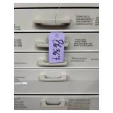 MSRP $5,000 – Metro Basix Medical Crash Cart w/ 6 Locking Drawers & Breakaway Seal Latches, Rolling Supply Cart for Clinics EMS Tattoo Shops Mechanics Tool Storage