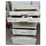 MSRP $5,000 – Metro Basix Medical Crash Cart w/ 6 Locking Drawers & Breakaway Seal Latches, Rolling Supply Cart for Clinics EMS Tattoo Shops Mechanics Tool Storage