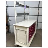 MSRP $8,500 – Herman Miller Healthcare Modular Drawer Storage Cart, Double-Wide Rolling Supply Cabinet w/ 13 Drawers for Clinics Craft Studios Fish Houses Tool Storage