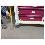 MSRP $8,500 – Herman Miller Healthcare Modular Drawer Storage Cart, Double-Wide Rolling Supply Cabinet w/ 13 Drawers for Clinics Craft Studios Fish Houses Tool Storage