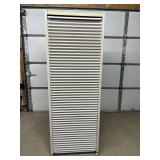 MSRP $2,500 – Herman Miller Locking Tambour Door Storage Cabinet -Pull-Out Trays & Adjustable Shelves, Supply Organizer, Craft Storage, Garage Tool & Parts This is for 1 sturdy cabinet which