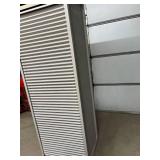 MSRP $2,500 – Herman Miller Locking Tambour Door Storage Cabinet -Pull-Out Trays & Adjustable Shelves, Supply Organizer, Craft Storage, Garage Tool & Parts This is for 1 sturdy cabinet which