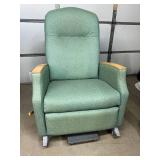 Bariatric Healthcare Patient Recliner and Stryker Tru-Fit Overbed Table with Slide-Out Vanity Compartment & Mirror - Great Condition!