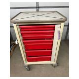 Herman Miller Multi-Drawer Storage Workstation Mobile Cart – Durable Build & Easy Clean Surfaces – Great for Office, Lab, or Healthcare Use – Great  Condition!