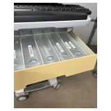 WOW MSRP $4000 Ergotron SV32-91211 StyleView PHD LCD Cart with 1 Drawer Industrial Grade Mobile Laptop Or Stand Up/Sit Computer Workstation Height Adjustable Platform Medical COW Cart Desk - Battery U