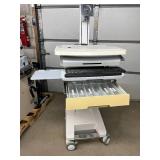 WOW MSRP $4000 Ergotron SV32-91211 StyleView PHD LCD Cart with 1 Drawer Industrial Grade Mobile Laptop Or Stand Up/Sit Computer Workstation Height Adjustable Platform Medical COW Cart Desk - Battery U