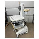 WOW MSRP $4000 Ergotron SV32-91211 StyleView PHD LCD Cart with 1 Drawer Industrial Grade Mobile Laptop Or Stand Up/Sit Computer Workstation Height Adjustable Platform Medical COW Cart Desk - Battery U