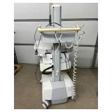 WOW MSRP $4000 Ergotron SV32-91211 StyleView PHD LCD Cart with 1 Drawer Industrial Grade Mobile Laptop Or Stand Up/Sit Computer Workstation Height Adjustable Platform Medical COW Cart Desk - Battery U