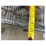 Heavy-Duty Chrome Steel Mail & Office File Cart - Transport Documents and Packages within Work Environments - Removable Wire Baskets, High Load Capacity - Excellent Condition!