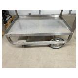 Lakeside 721 Heavy Duty Stainless Steel 2-Tier Imperial Cart - Reinforced Shelves, Resistant to Stains & Rust, Two-Shelf Design, Integrated Bumpers to Shield from Damage - Good Condition!