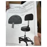 MSRP $300 NEW MediChoice EXAM6000 Medical Exam Stool w/ Padded Seat & Casters, Rolling Doctor Nurse Clinic Tattoo Lab Office Adjustable Stool