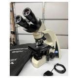 WOW MSRP $2400 LW Scientific I-4 Infinity Medical Grade Laboratory Power Lighted Binocular Microscope with 4 Objectives - Great Working Condition!