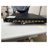 MSRP $2500 Acnodes rackmount LCD KVM console w/integrated keyboard & touchpad monitor *For server racks & control systems allowing multiple machines managed from a single console - Like NEW Co
