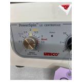 Unico PowerSpin LX C856 Centrifuge - 300-4000 RPM, 30-Minute Timer, Quiet Operation, High-Impact Plastic Housing - Great Condition!