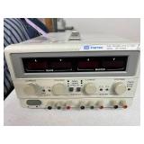 Instek GPC-3030DQ 0-30V 0-3A Digital Display Power Supply - Four Digital LED Displays for Simultaneous Monitoring, Triple Output Configuration, Supports Independent, Series, and Parallel Tracking - Gr