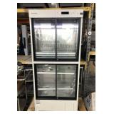 MSRP $8,000 Panasonic MPR-311DH-PA Pharmaceutical Laboratory Refrigerator, 340L Medical Vaccine & Pharmacy Storage Unit w/Digital Temp Control, Double Glass Doors, Forced-Air Cooling, Laboratory C