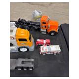 Assorted Plastic Toy Vehicles Lot