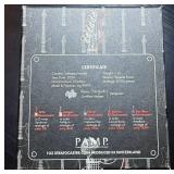 2024 Pamp Silver 1oz .999 Solomon Islands $2 Fender Mystery Box, Nebula #393 of 930, Mint Fresh