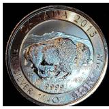 2015 Canada 1.25oz .9999 Silver $8 Bison