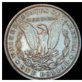 AU/AU+ 1900-P Morgan Silver Dollar, Original Surfaces
