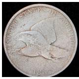 VG+/F 1857 Flying Eagle Cent