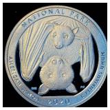 2020-S DCAM .999 Silver National Park Quarter, American Samoa