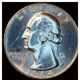 (2) Silver Quarters - Proof 2014-S 90% Silver Utah National Park & Uncirculated 1964