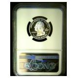 PF70 Ultra Cameo 2007-S 90% Silver Idaho National Park Quarter, Perfect Cond