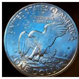 Gem BU 1971-S Silver Eisenhower Dollar, Full Luster