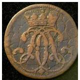 Scarce 1703 Bishopric of Munster 3 Pfennige, KM#130