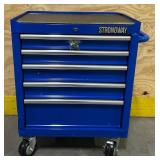 Strongway 5-Drawer Rolling Cabinet, 26in.W x 18in.D x 33.7in.H, 600-Lb. Capacity #6545167 Msrp $329.99