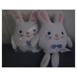 2 Large Easter Bunny stuffies...