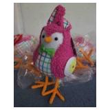 Lot of 4 decorative Spring birds...