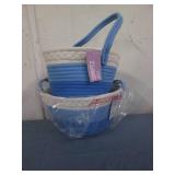 2 Blue ombre Easter Baskets...