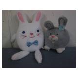 2 Bunny Stuffed animals...