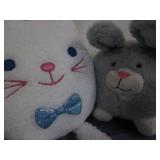 2 Bunny Stuffed animals...