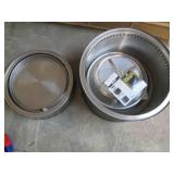 22" Stainless steel fire pit, brand...