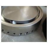 22" Stainless steel fire pit, brand...