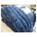 Membersark faux fur comforter set...
