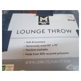 60 x 70 Lounge throw...
