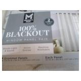 100 Percent blackout window panel p...