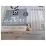 100 Percent blackout window panel p...