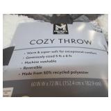 60 x 72" Cozy throw...